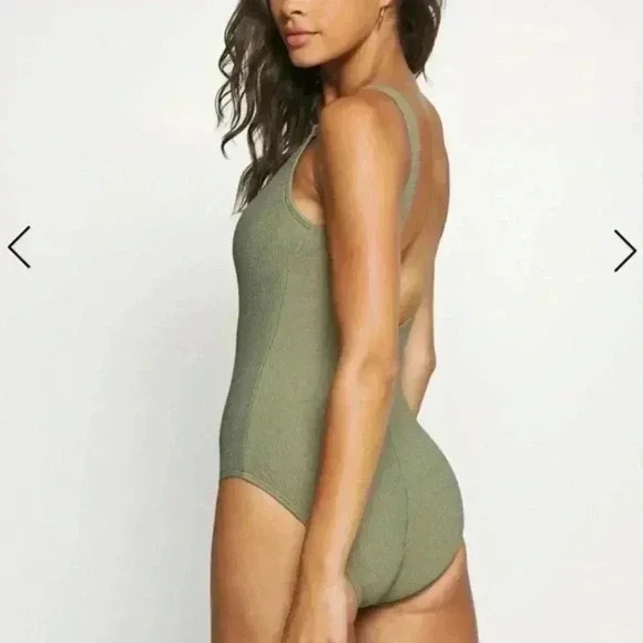 Michael Kors New Logo Ring One Piece Swimsuit Size 14 - Picture 4 of 11